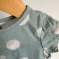 Blue Polka Dot Top / 3-6m