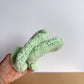 Handmade Mint Knit Slippers / 6-9m?