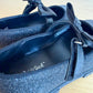 Sparkly Black Bow Shoes (PLAY) / Size 10 Toddler (No Shipping)