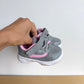 Grey with Pink Detail Velcro Shoes / Size 4 Toddler