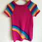 Pink Rainbow Knit Dress / 4T