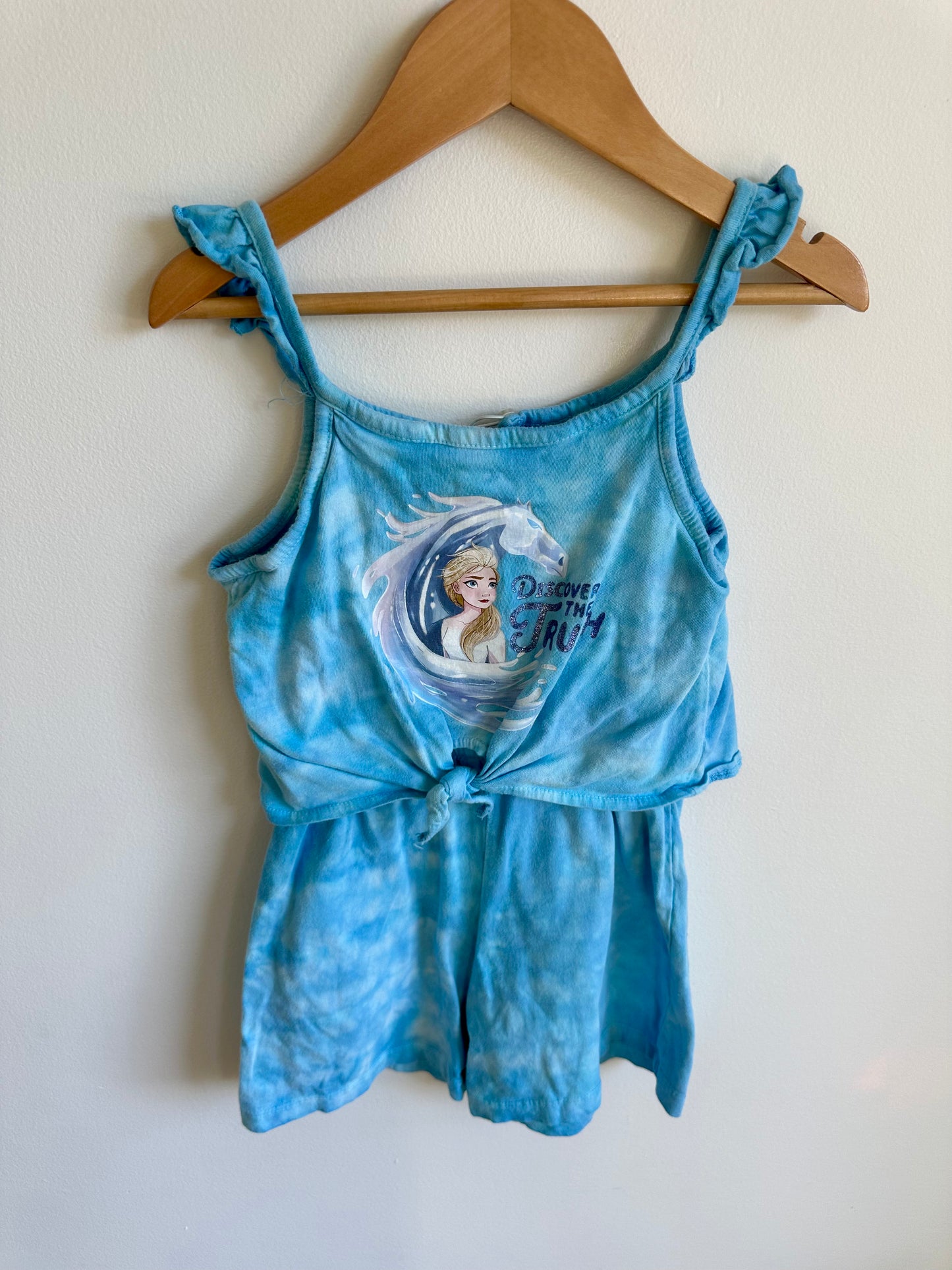 Blue Frozen Romper / 4-5 years