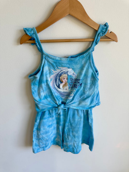 Blue Frozen Romper / 4-5 years