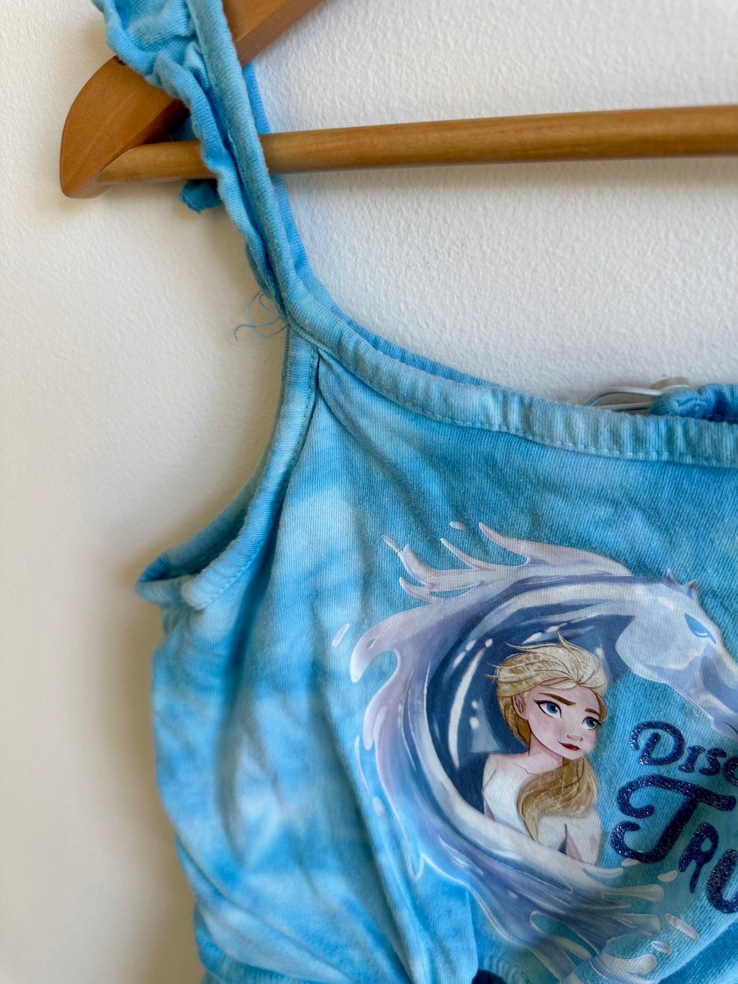 Blue Frozen Romper / 4-5 years