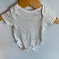 Dotted White Bodysuit / 6m