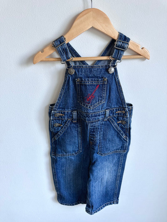 Guitar Denim Overalls / 12-18m