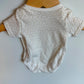 Dotted White Bodysuit / 6m