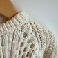 Cream Cable Knit Sweater / 2T