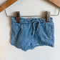 Chambray Drawstring Shorts / 12-18m