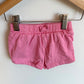 Pink Cotton Shorts / 6-12m