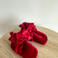 Robeez Red Velour Boots / 3-6m