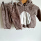 Fuzzy Sloth Costume / 6-9m