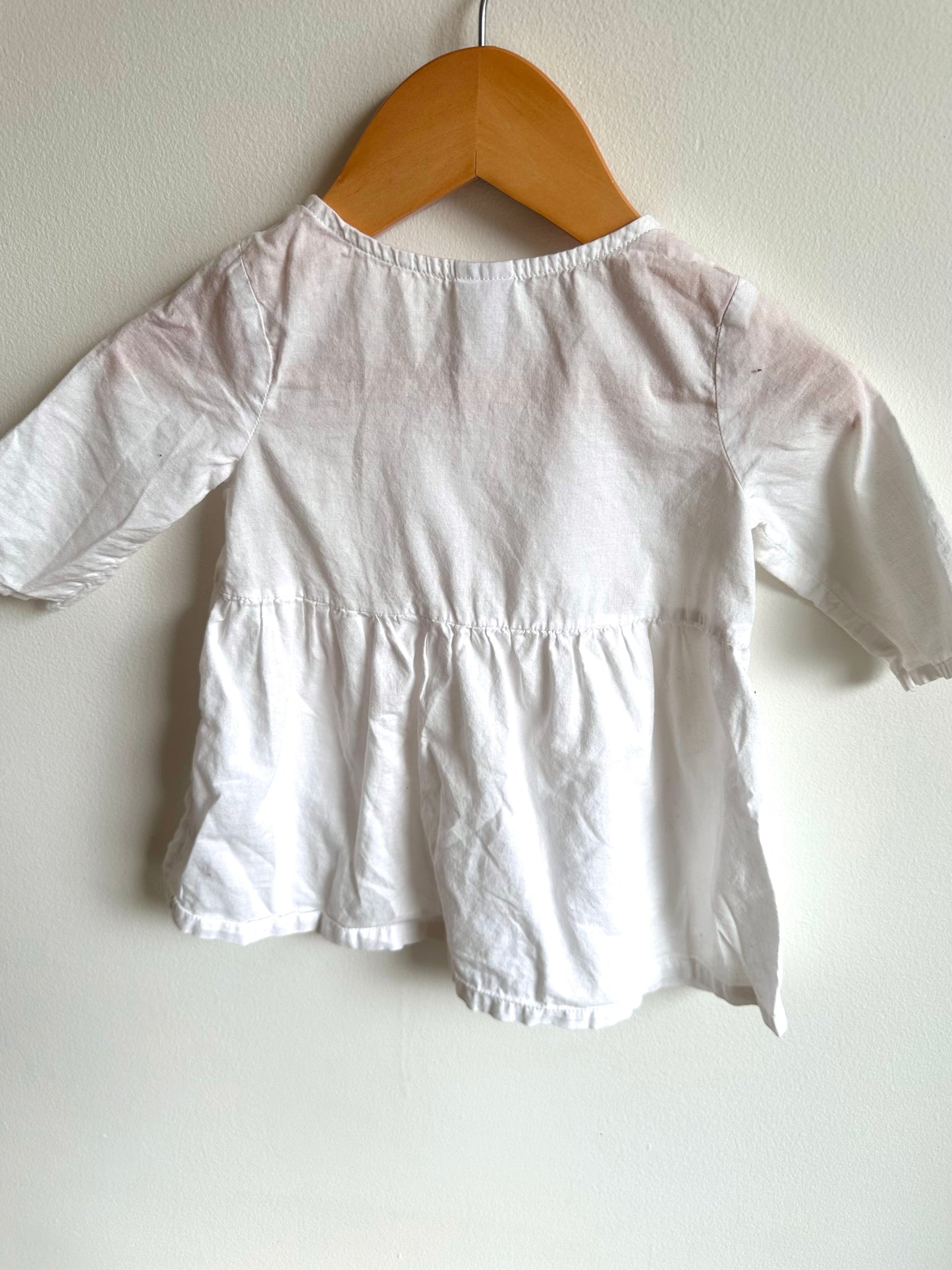 White Tunic Dress / 12m