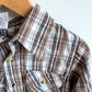 Brown + Blue Striped Top / 24m