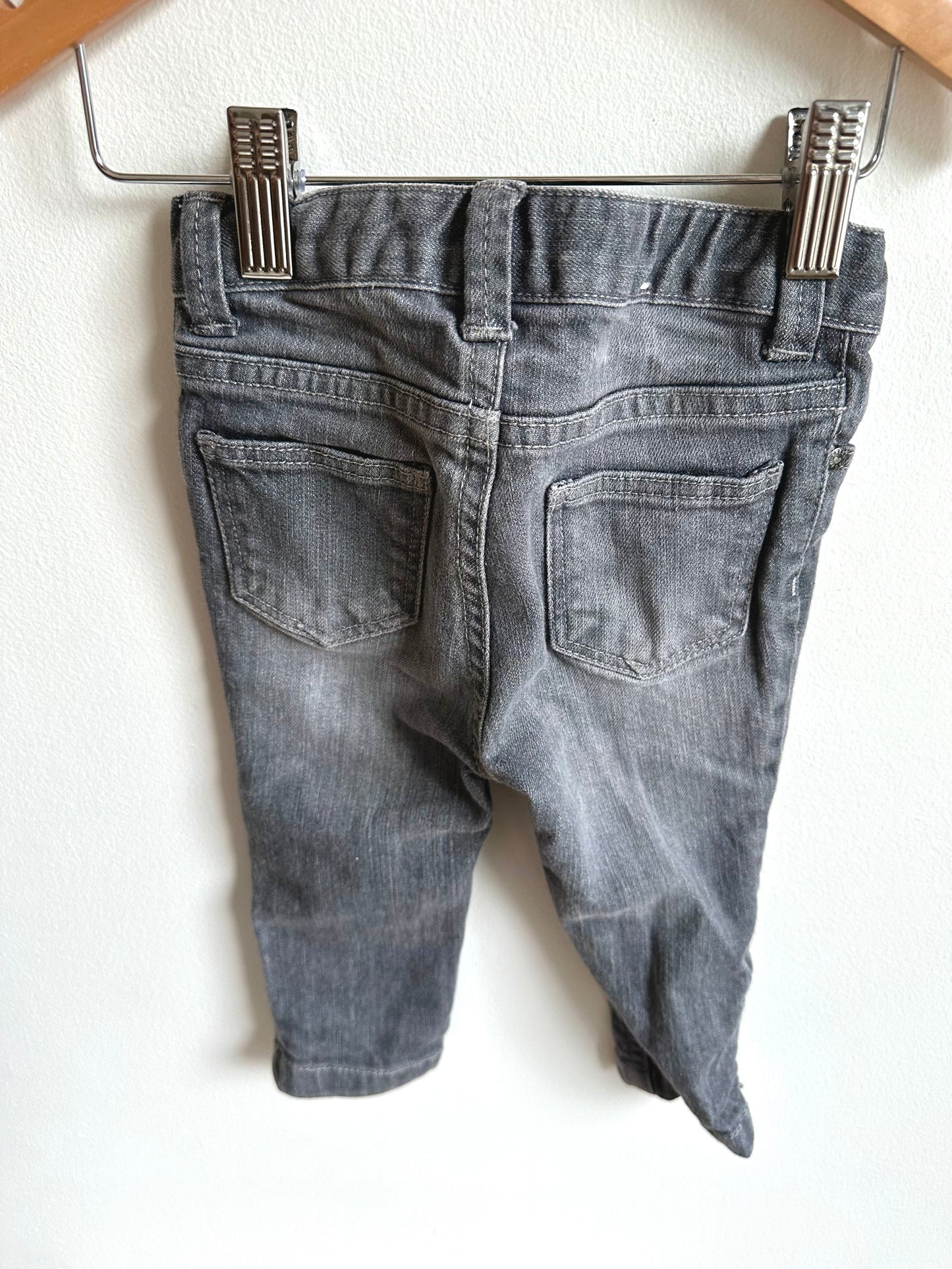 Grey Denim with Leg Zipper / 12m