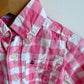 Pink Checkered Top / 12m