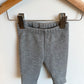 Grey Fleece Lined Leggings / 0-3m