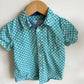 Teal Collared Top / 12-18m