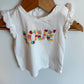 H&M Love White Top / 4-6m