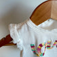 H&M Love White Top / 4-6m