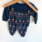 Navy Disney Holiday Fun PJ Set / 6-9m