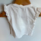 H&M Love White Top / 4-6m