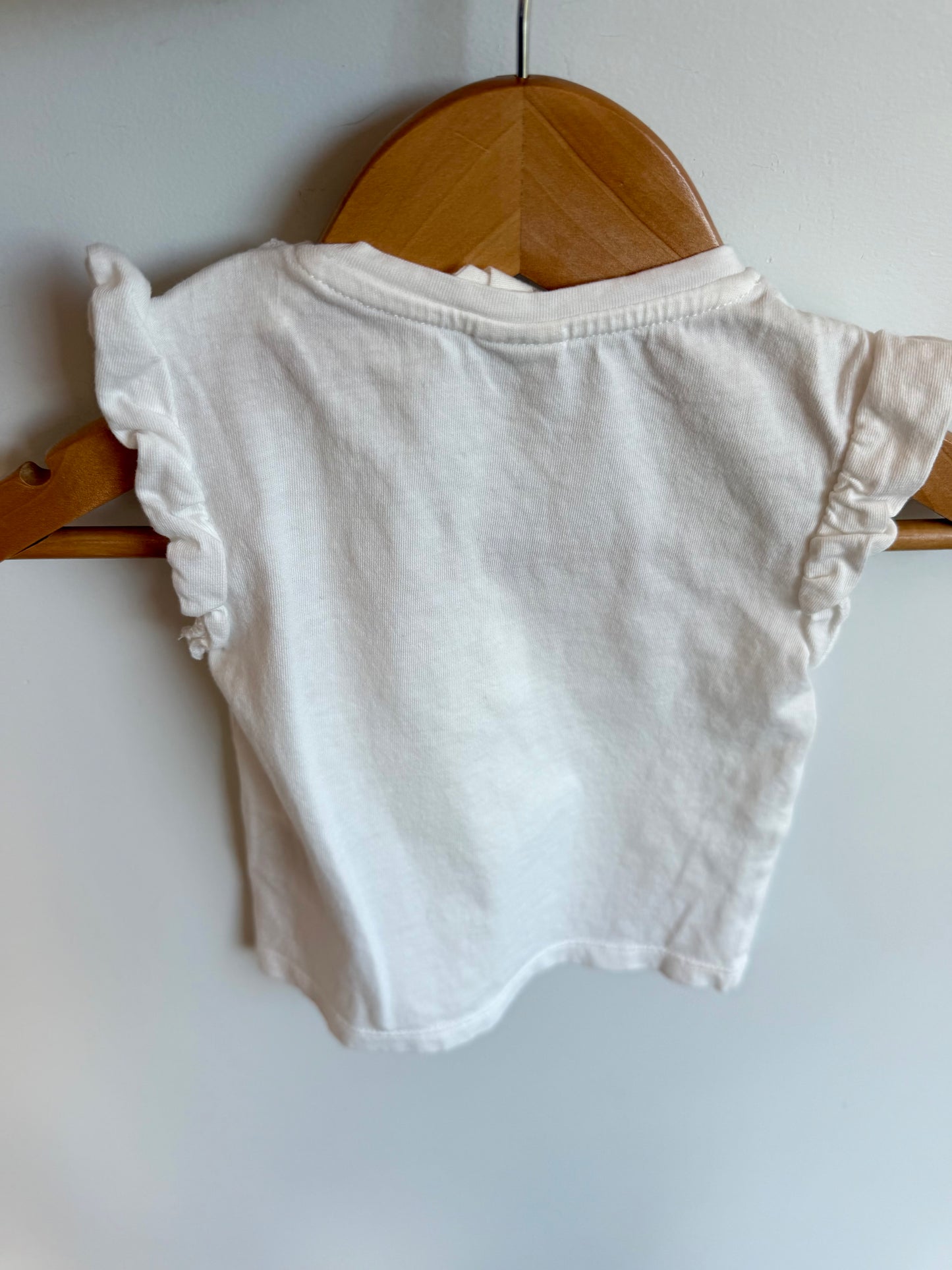 H&M Love White Top / 4-6m
