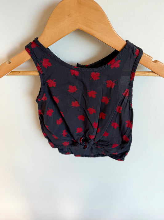 Canada Flag Knotted Top / 12-18m