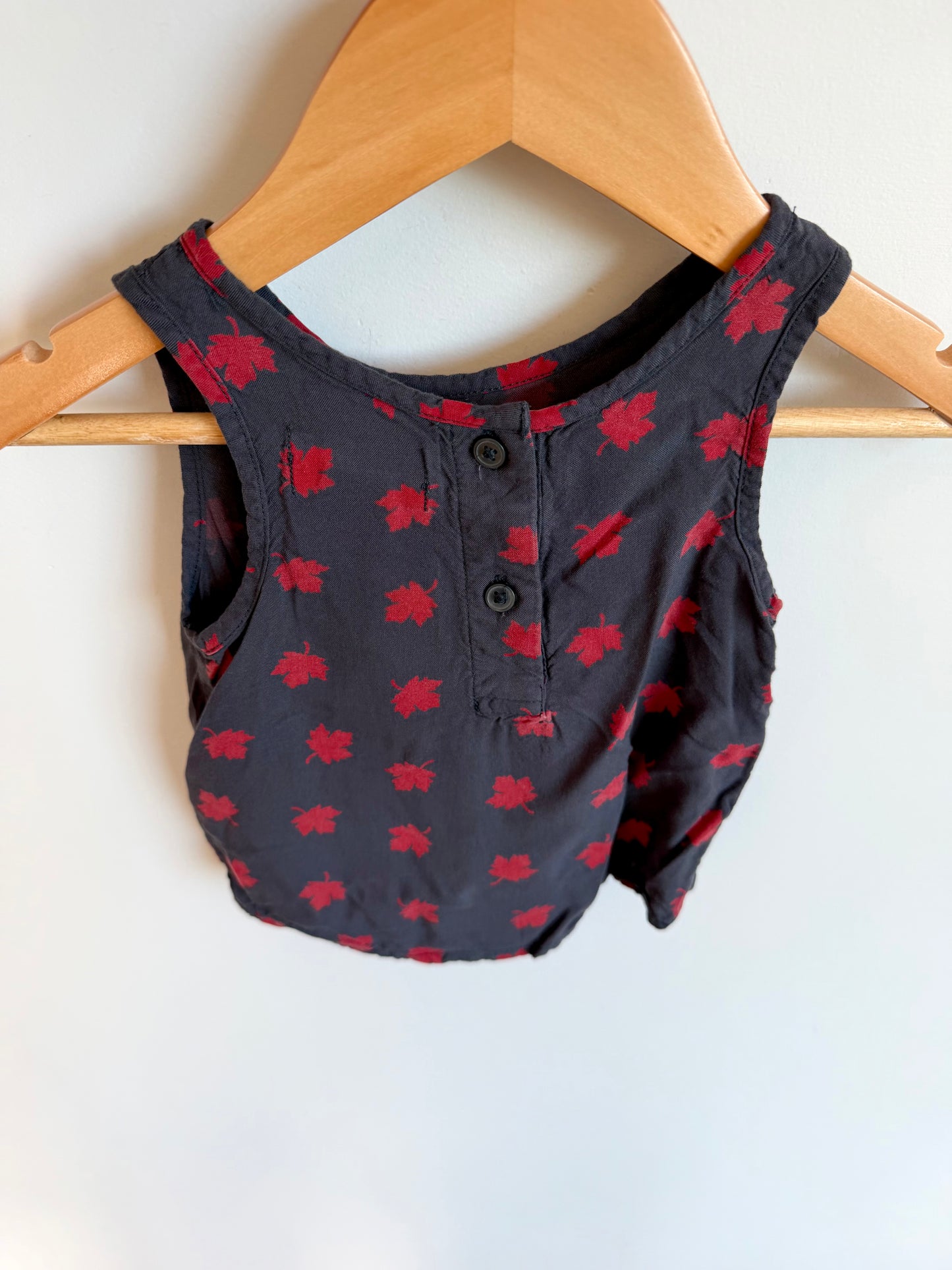 Canada Flag Knotted Top / 12-18m