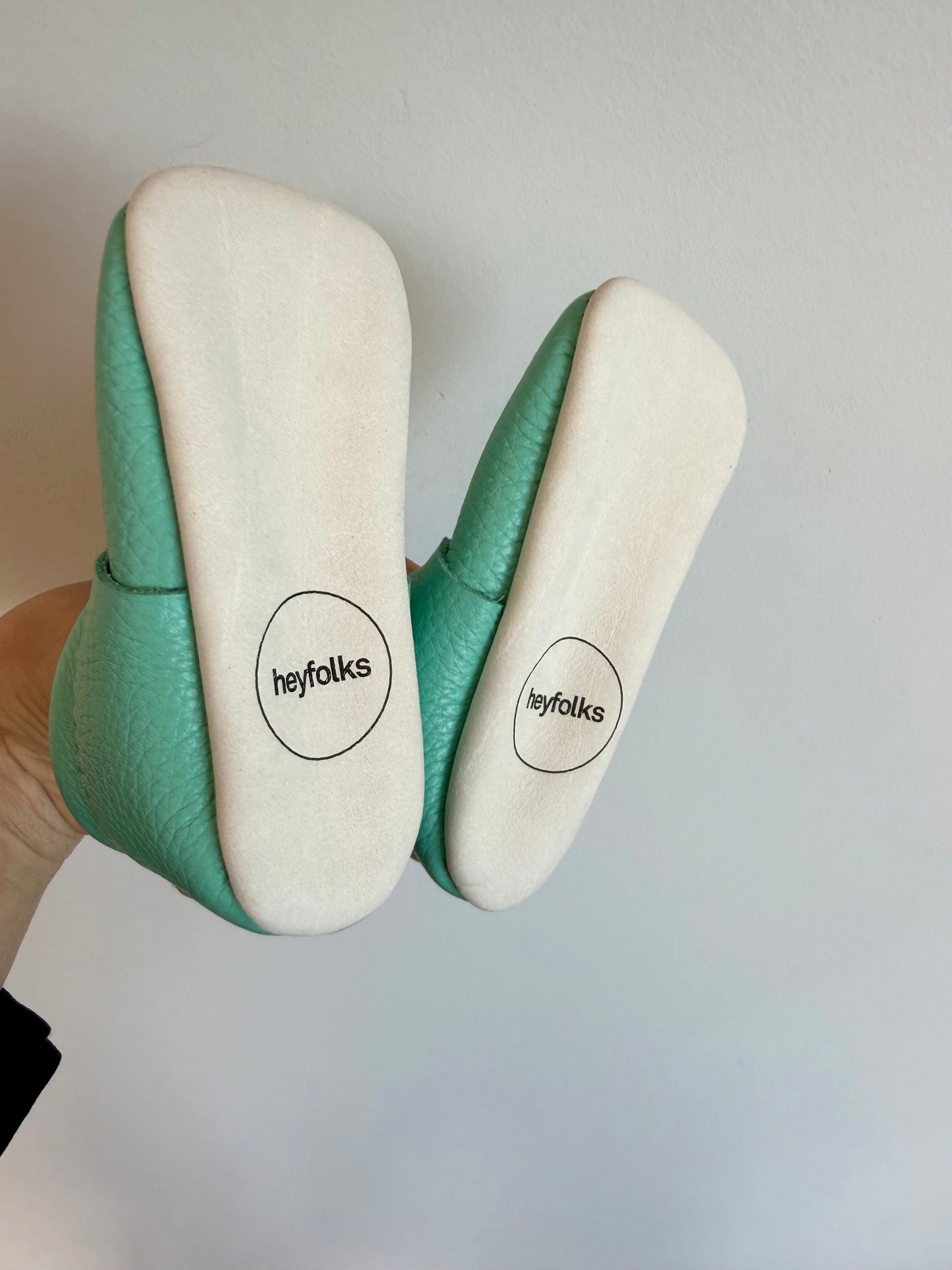Hey Folk Turquoise Shoes / Size 2 Infant