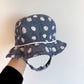 Chambray Leaf Strap Hat / 3-6m?