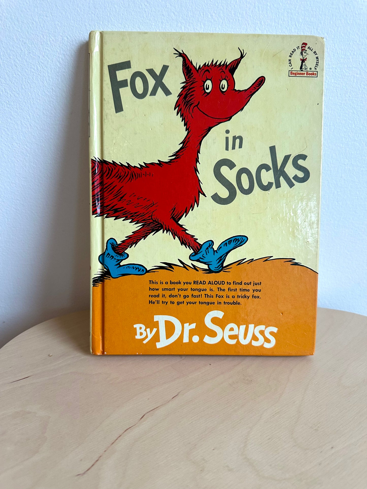 Vintage Fox in Socks Hardcover Book / 3-5 years