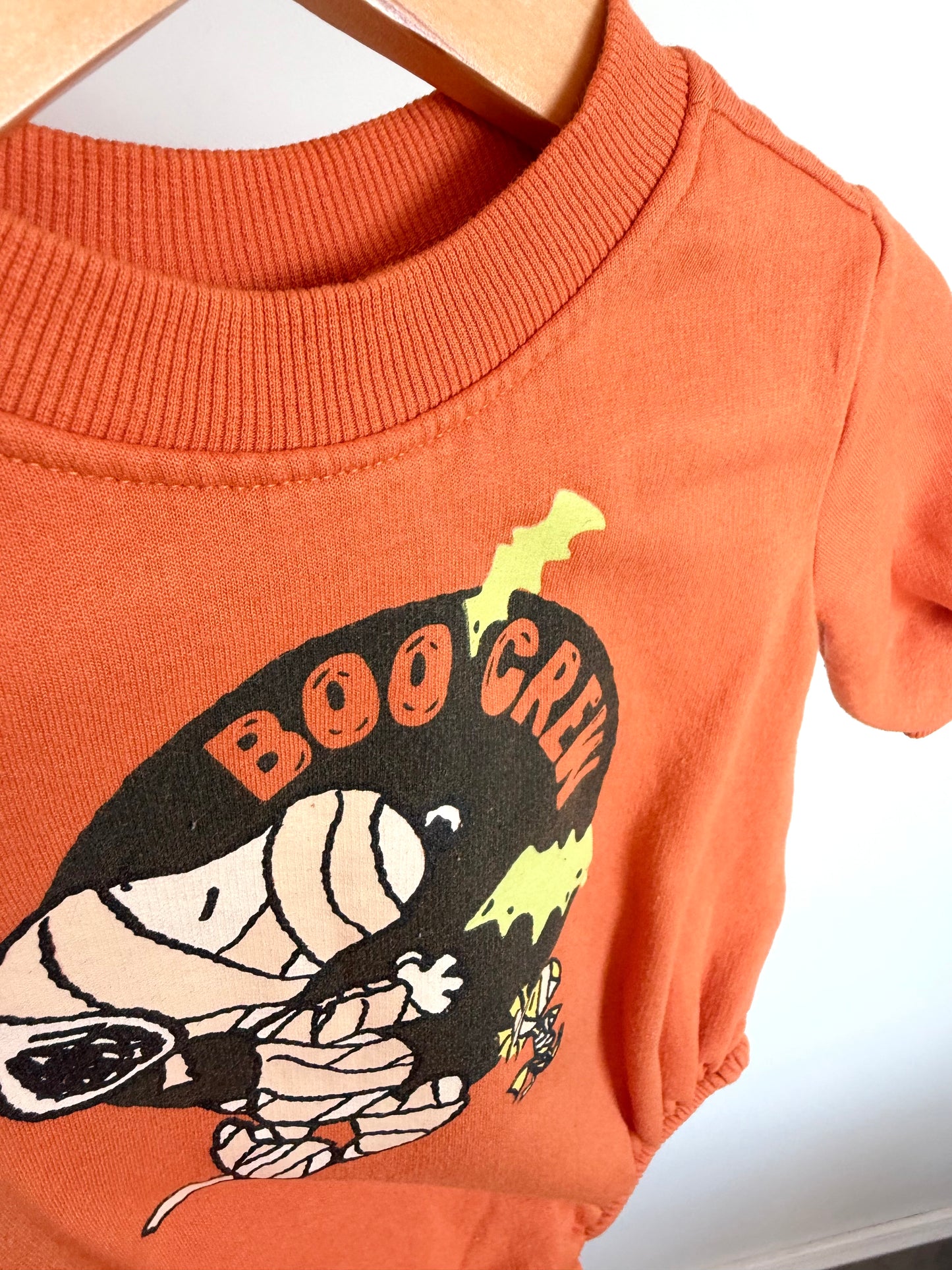 Peanuts Halloween Boo Crew Romper / 3-6m