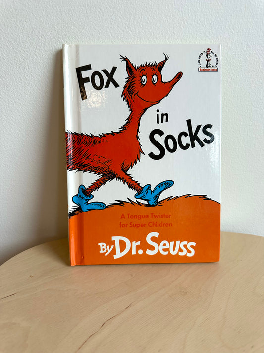 Dr. Seuss Fox in Socks Hardcover Book (No Shipping) / 3-5 years