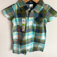 Checkered Collared Romper (With Tags) / 18m