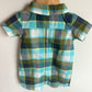 Checkered Collared Romper (With Tags) / 18m