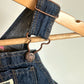 Butterfly Denim Short Overalls / 24m