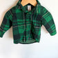 Green Plaid Shacket / 9m