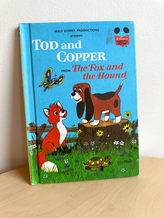 Vintage 1981 Tod And Copper Hardcover Book / 3-5 years