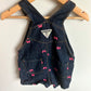 Butterfly Denim Short Overalls / 24m