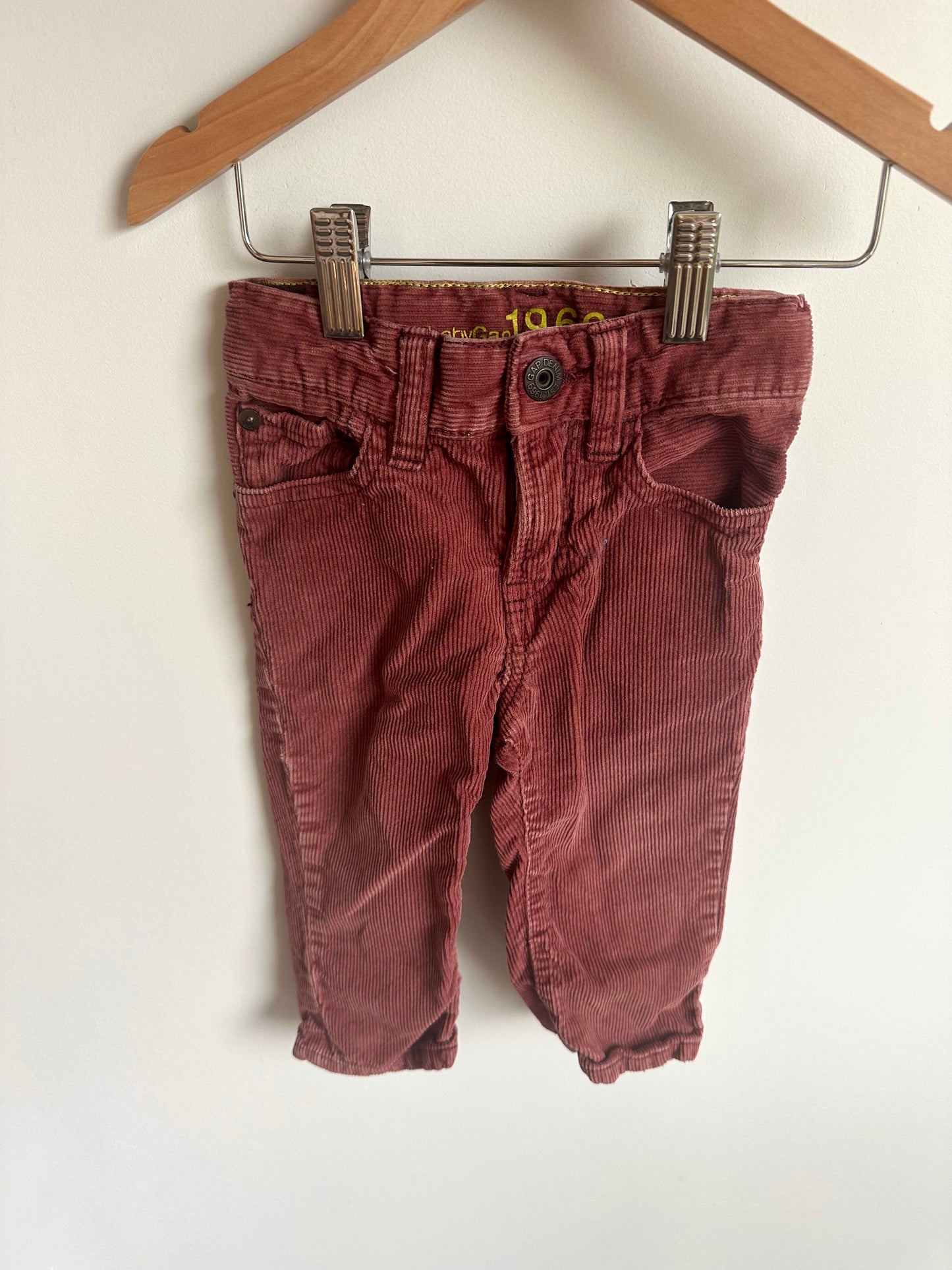 Amaranth Corduroy Pants / 12-18m