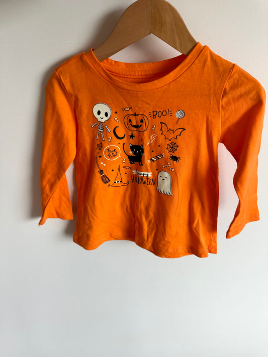 Halloween Orange Long Sleeve / 2T