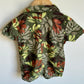 Green Leaves Pattern Romper / 6-12m