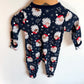 Navy Santa Sleeper / 6-9m