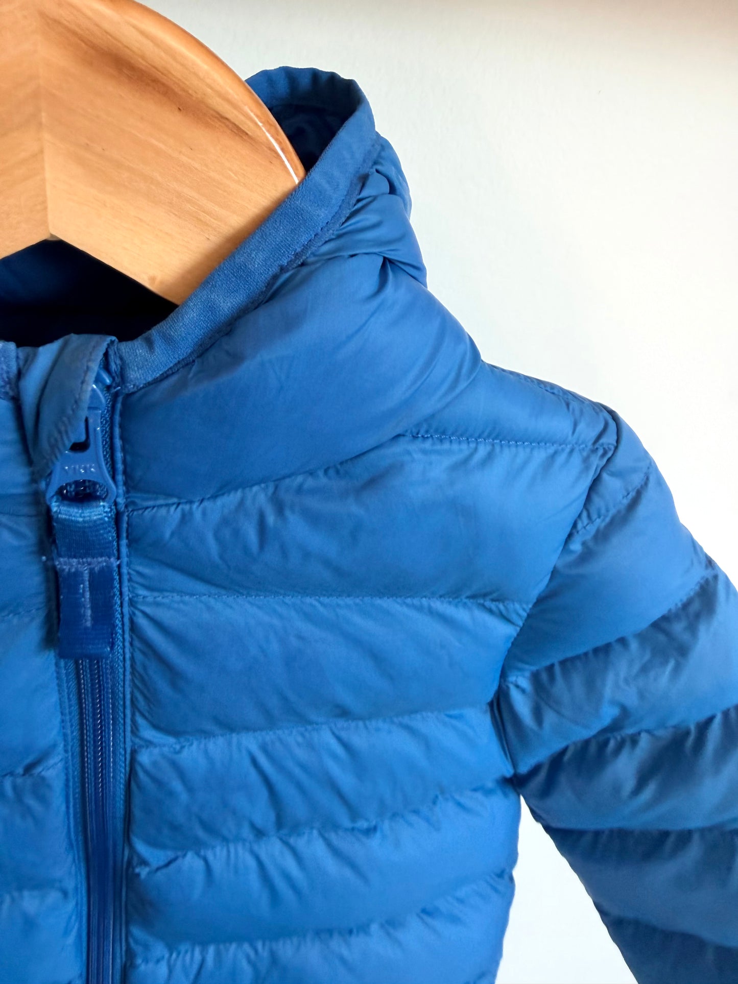 Blue Puffer Jacket / 6-12m