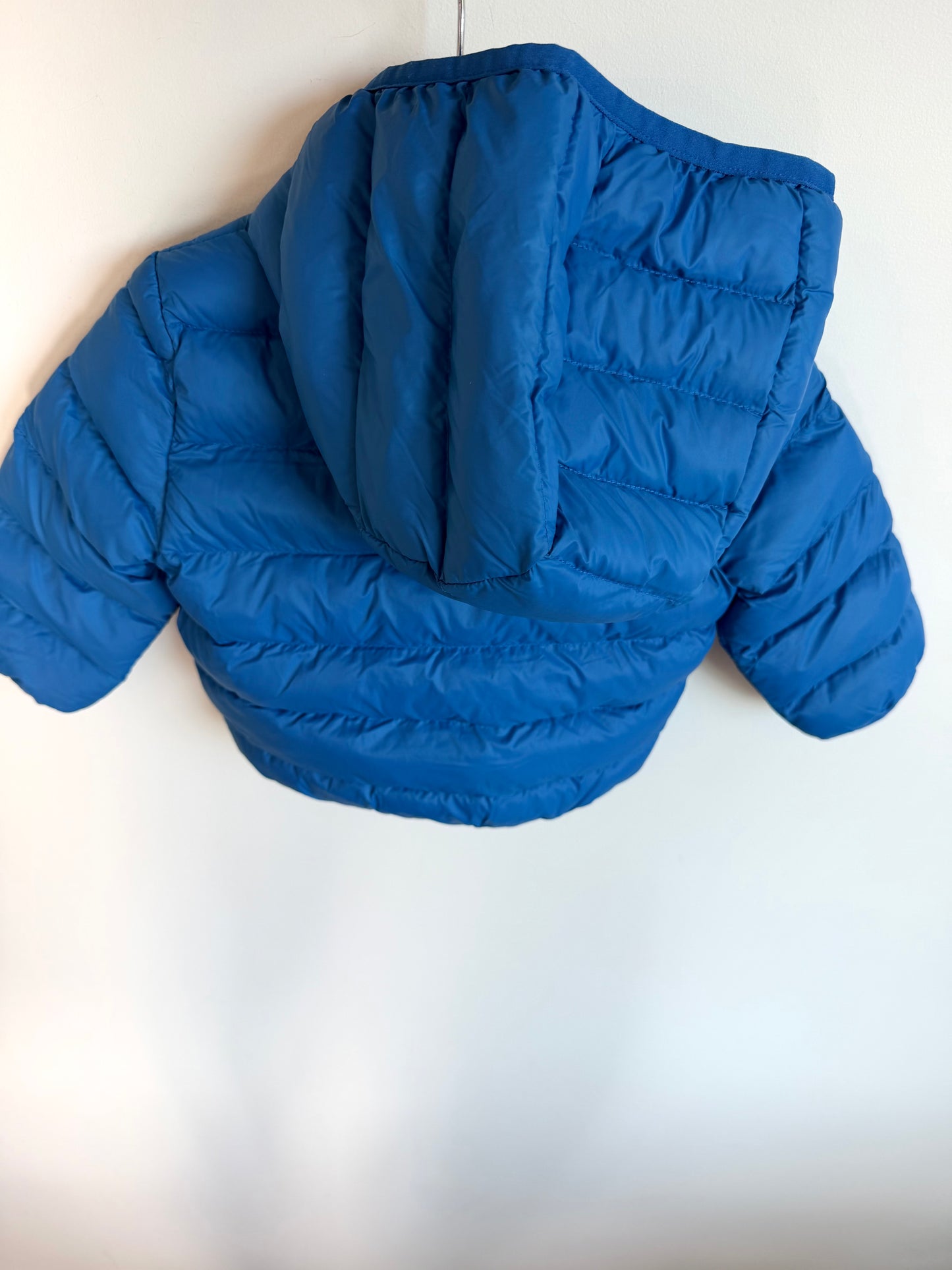 Blue Puffer Jacket / 6-12m