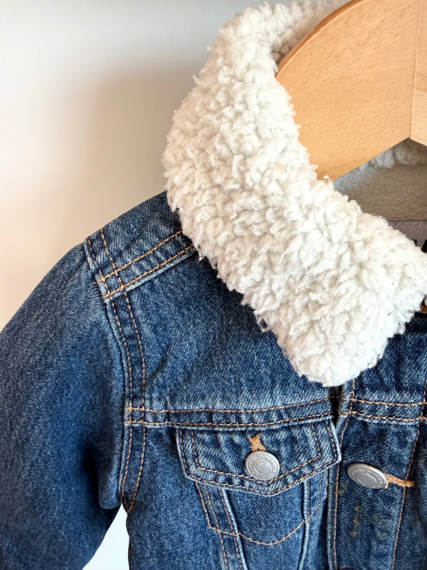 Collared Denim Jacket / 6-12m