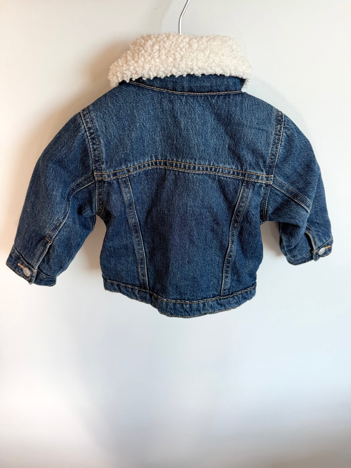 Collared Denim Jacket / 6-12m