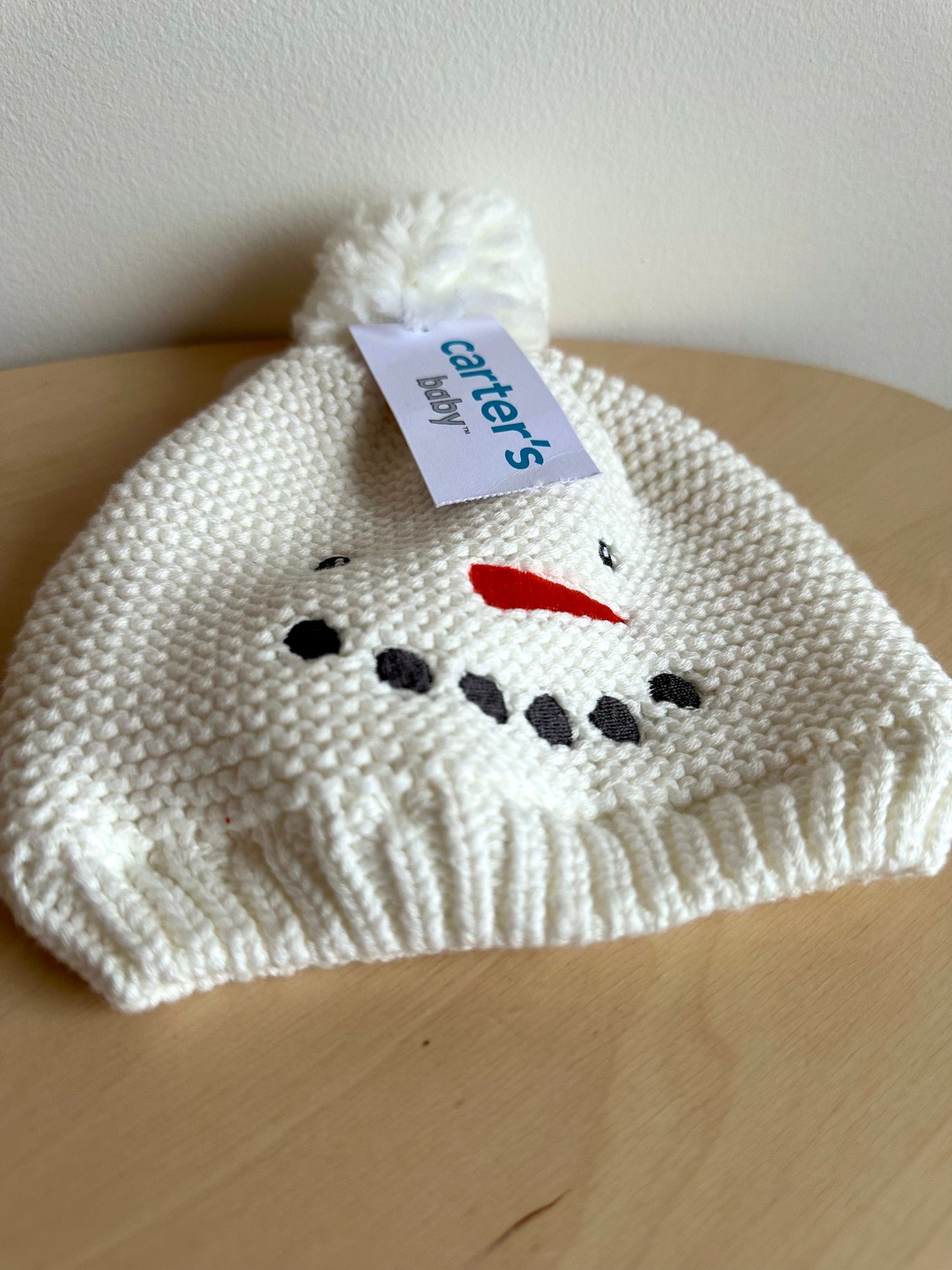 Snowman Pom Pom Toque (With Tags) / 3-9m