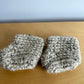 Handcrafted Knit Booties / 6-12m